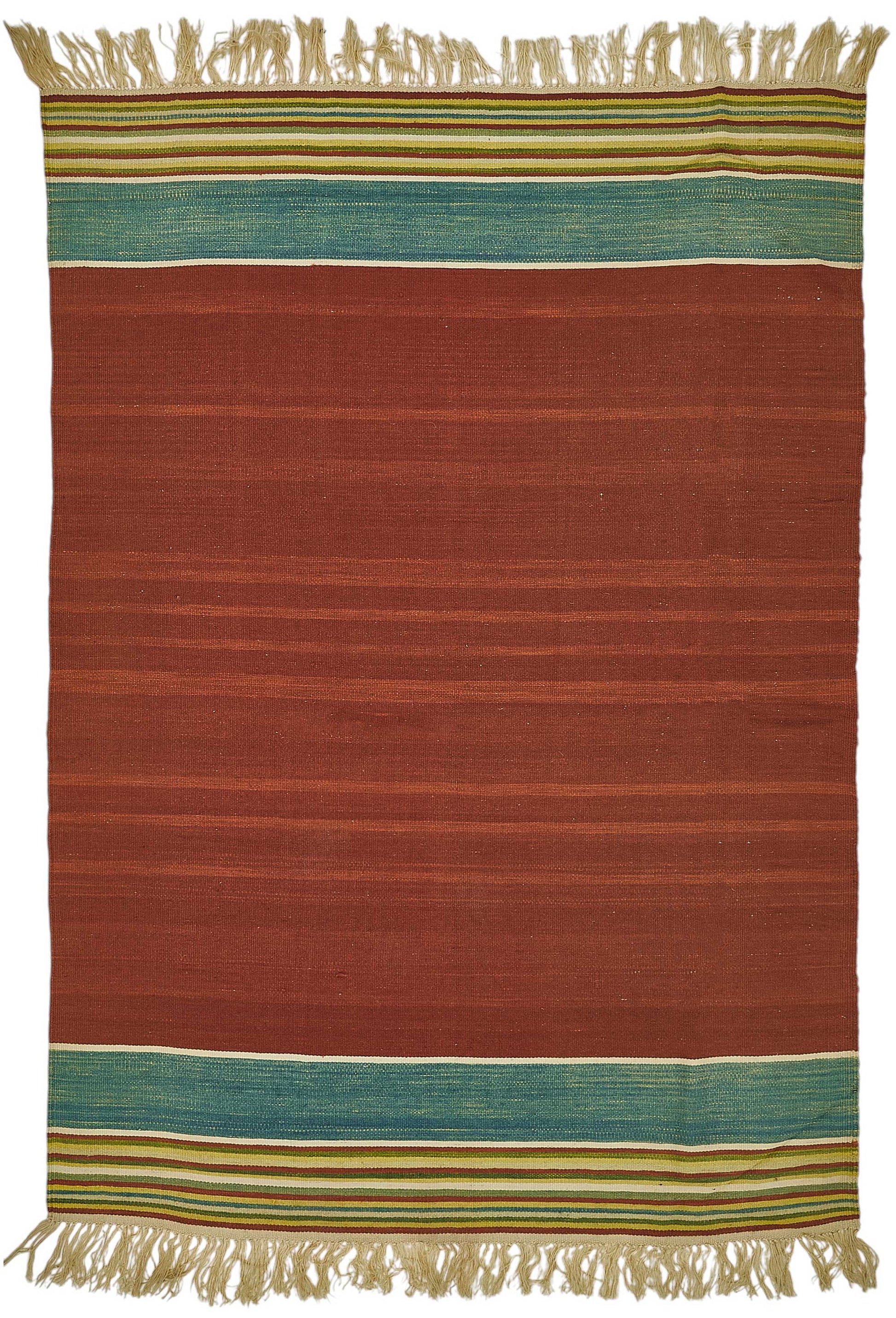 5x7 Handwoven Turkish Wool Kilim Rug - 50330