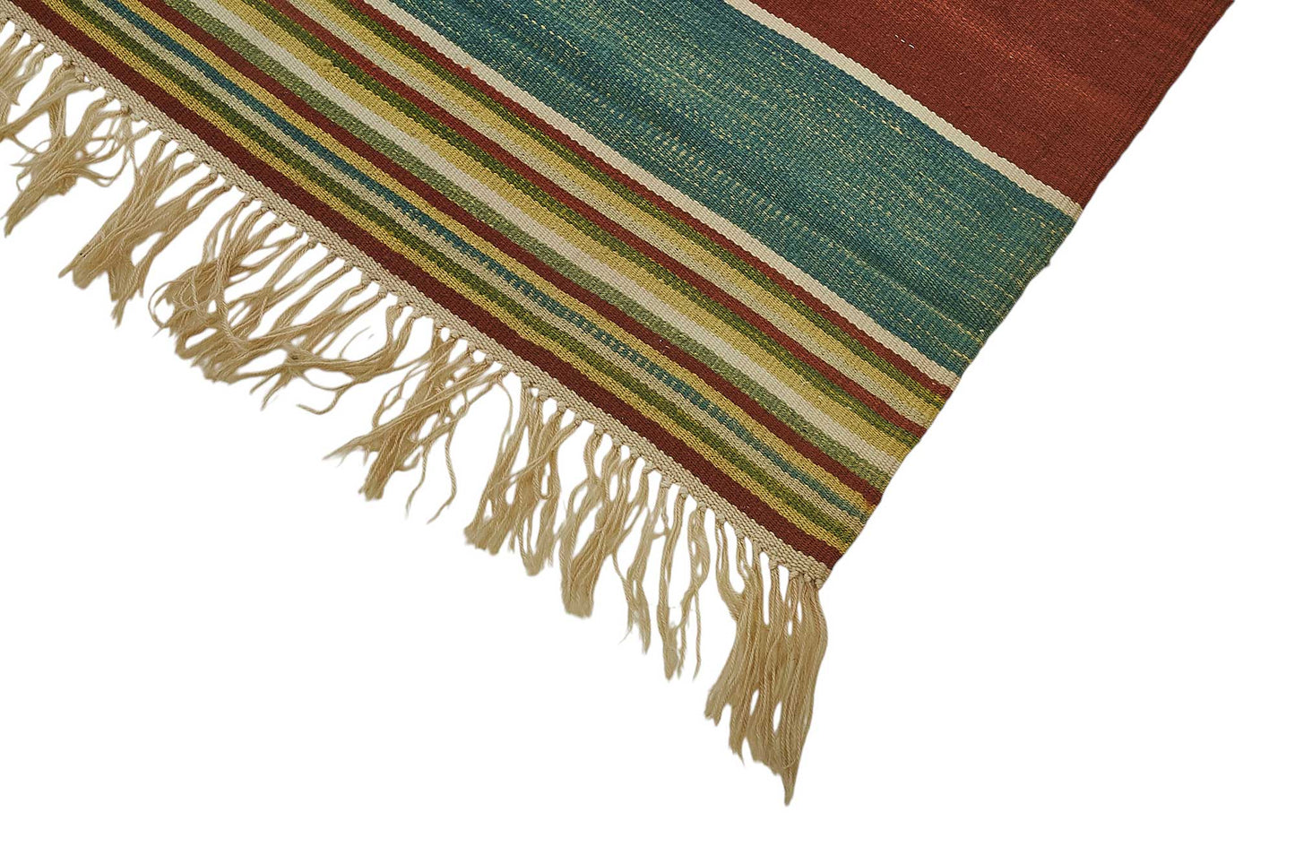 5x7 Handwoven Turkish Wool Kilim Rug - 50330