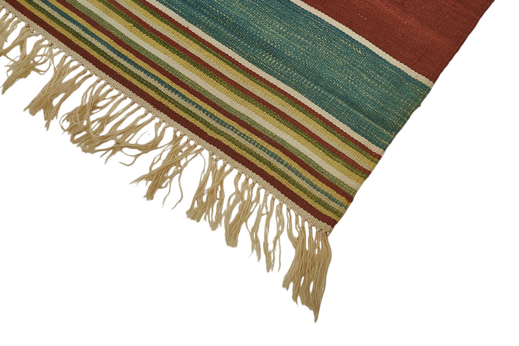 5x7 Handwoven Turkish Wool Kilim Rug - 50330