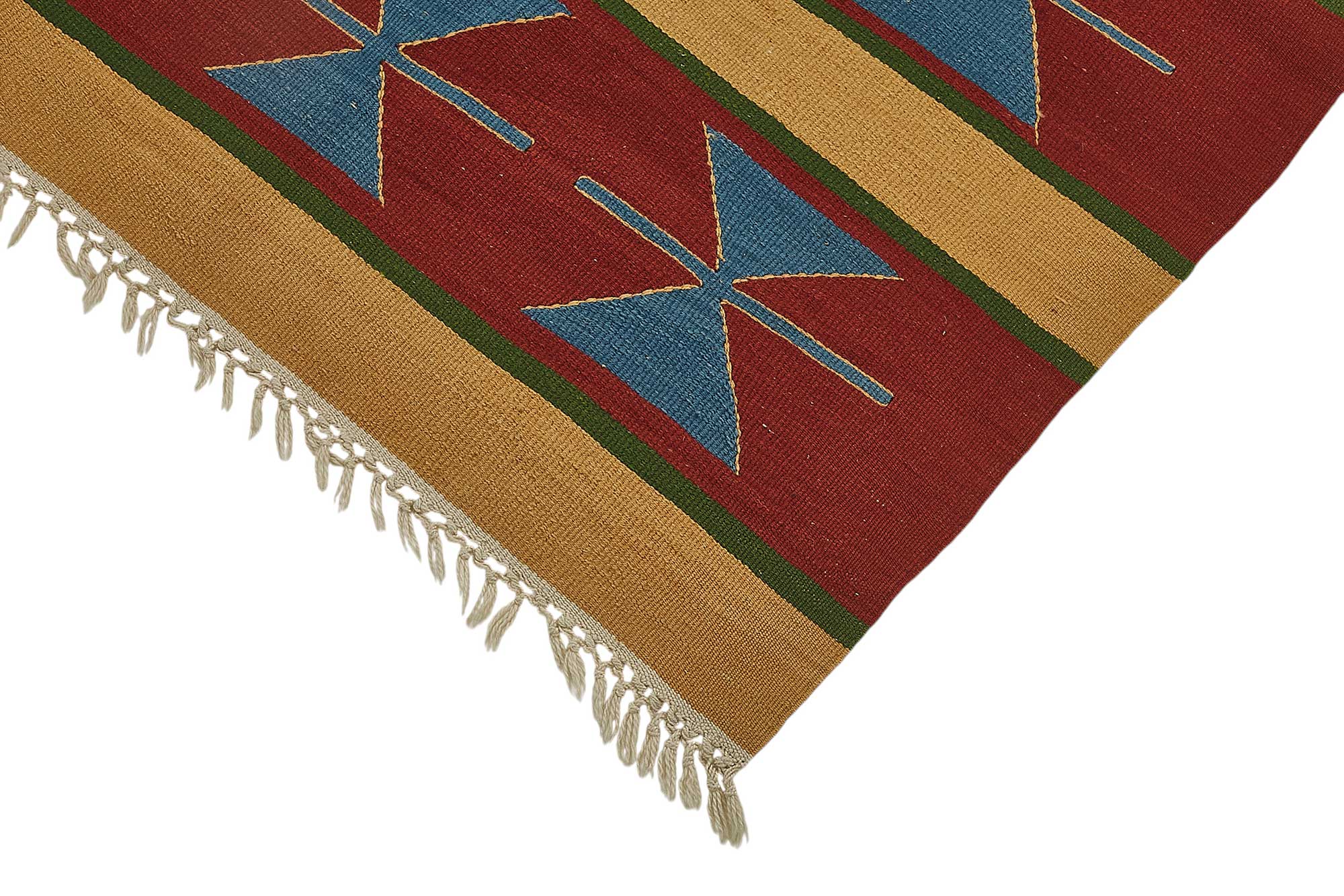 3x5 Handwoven Turkish Wool Kilim Rug - 50336