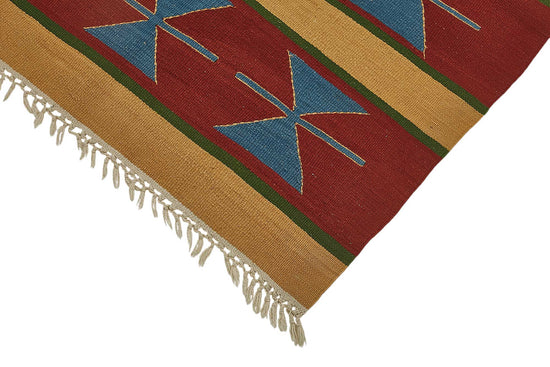 3x5 Handwoven Turkish Wool Kilim Rug - 50336