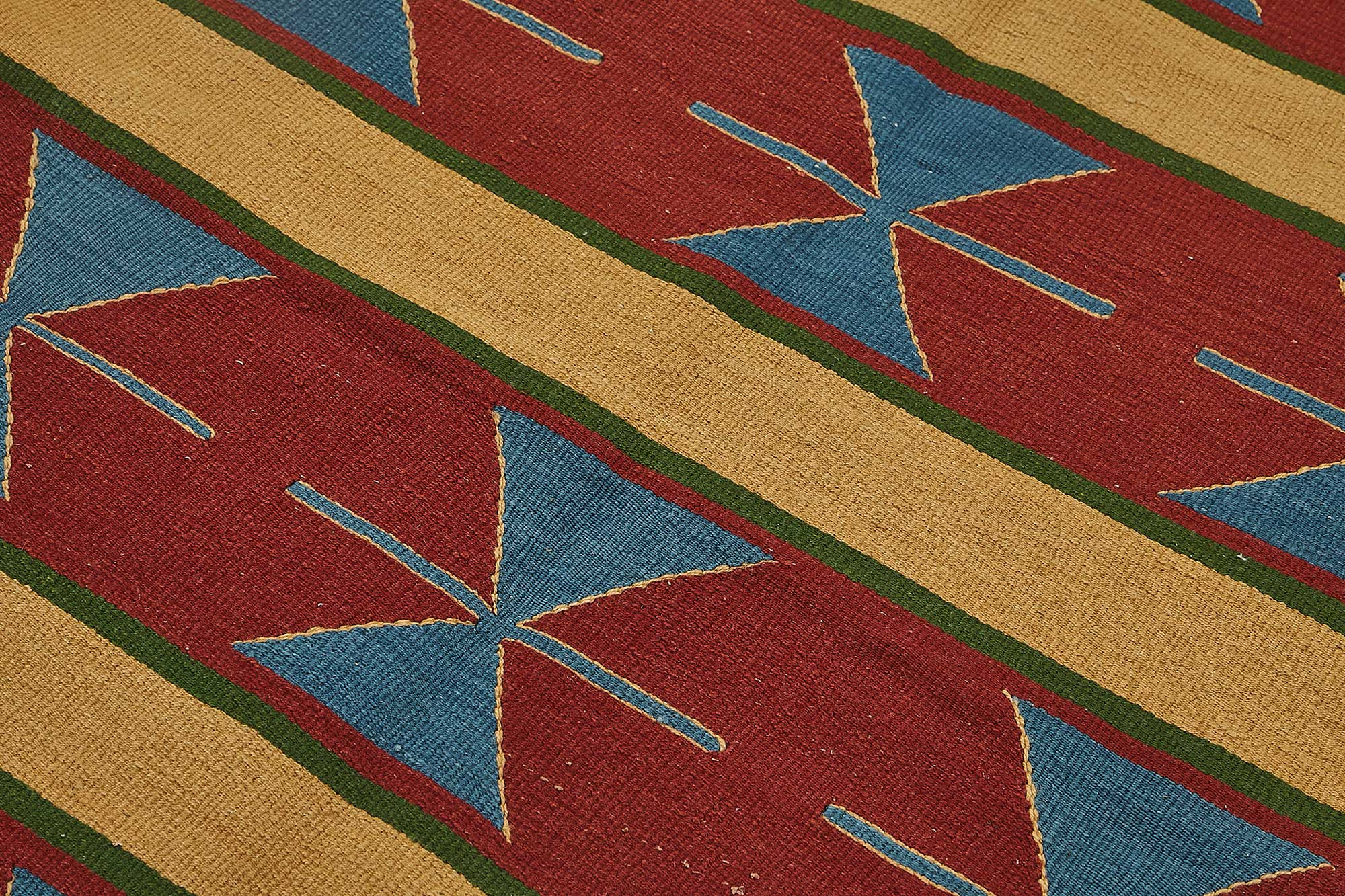 3x5 Handwoven Turkish Wool Kilim Rug - 50336