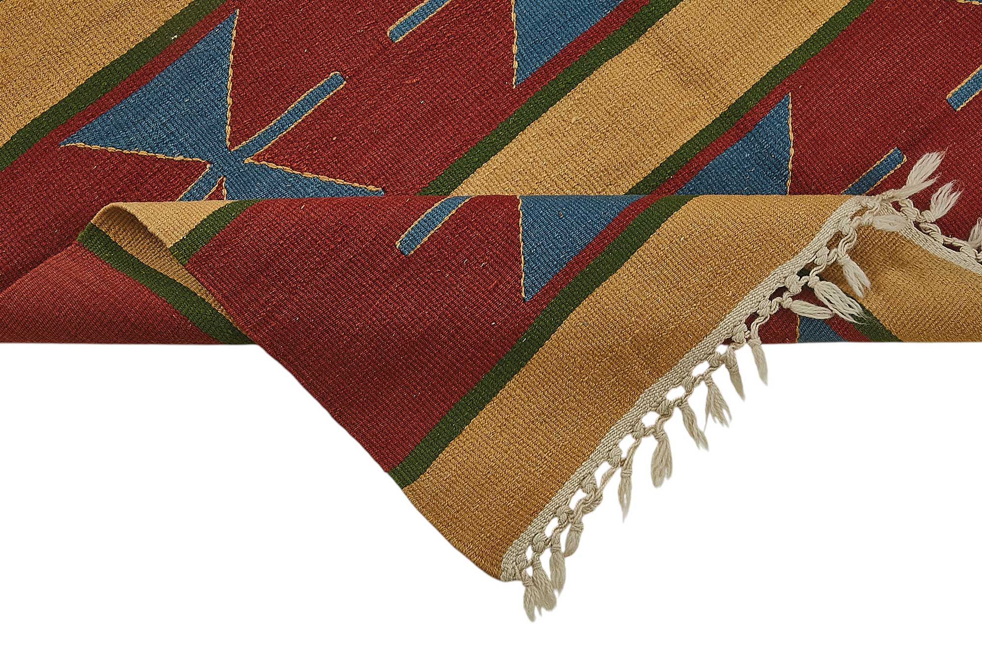 3x5 Handwoven Turkish Wool Kilim Rug - 50336