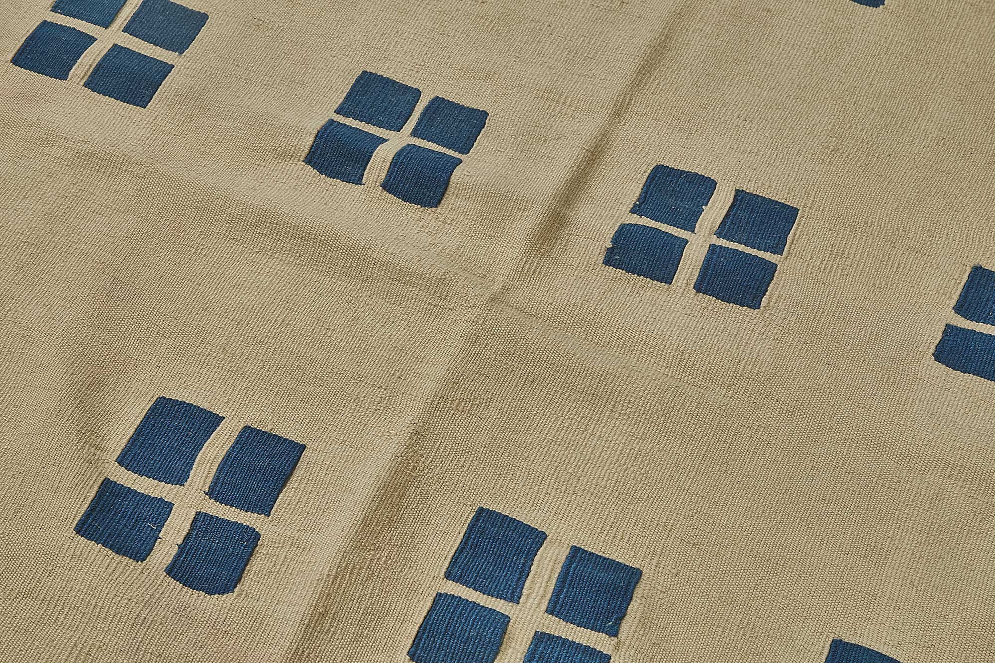 4x6 Handwoven Turkish Wool Kilim Rug - 50337