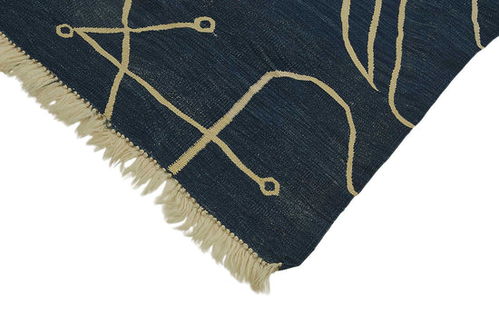 5x7 Handwoven Turkish Wool Kilim Rug - 50338