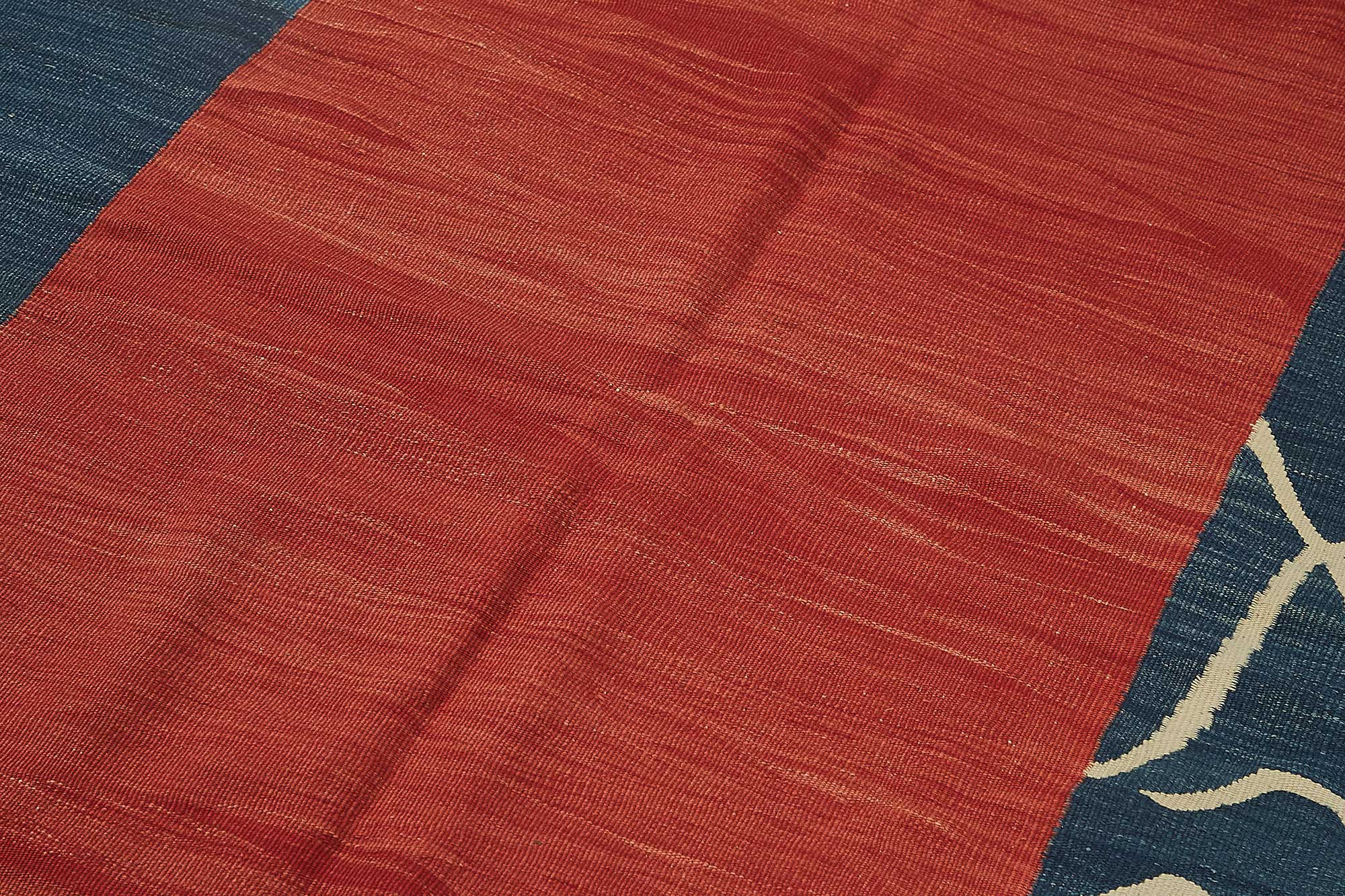 5x7 Handwoven Turkish Wool Kilim Rug - 50338