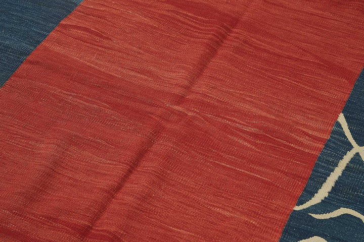 5x7 Handwoven Turkish Wool Kilim Rug - 50338