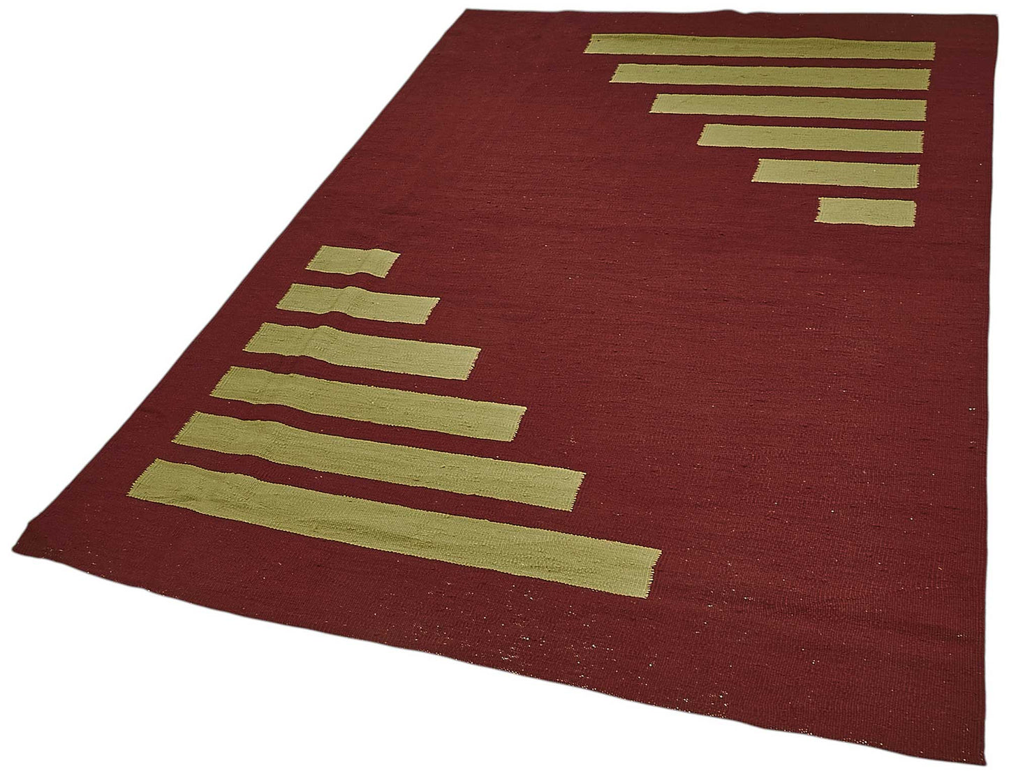 5x7 Handwoven Turkish Wool Kilim Rug - 50339