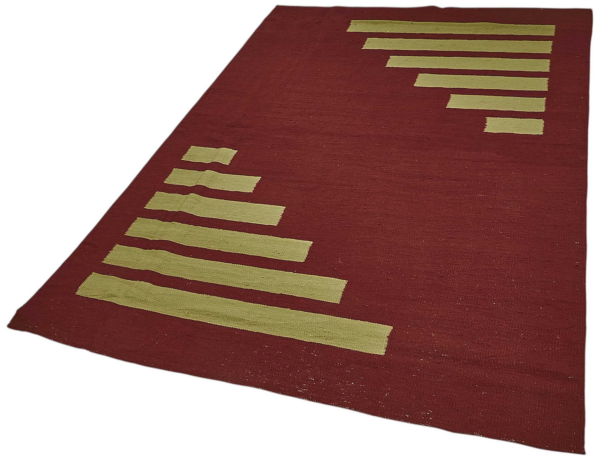 5x7 Handwoven Turkish Wool Kilim Rug - 50339
