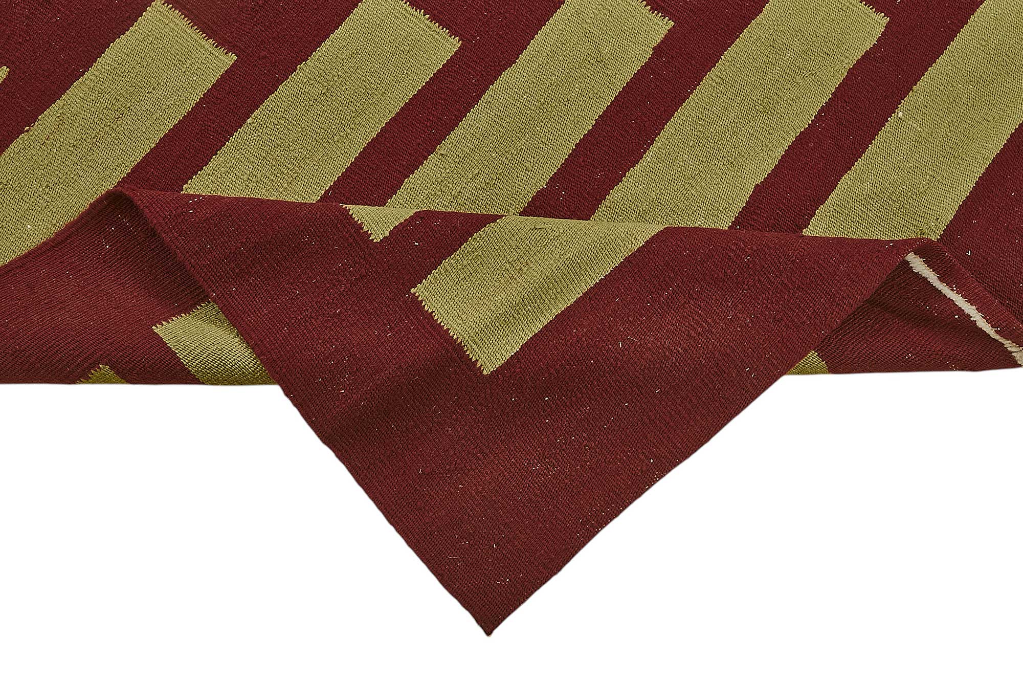 5x7 Handwoven Turkish Wool Kilim Rug - 50339