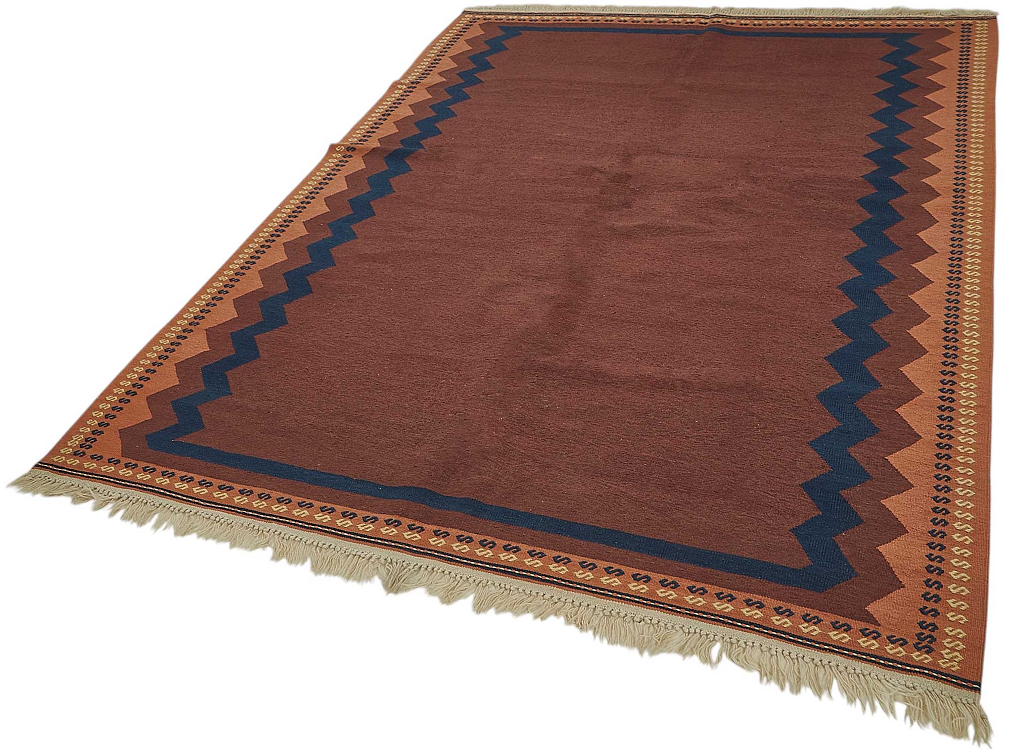 6x8 Handwoven Turkish Wool Kilim Rug - 50340