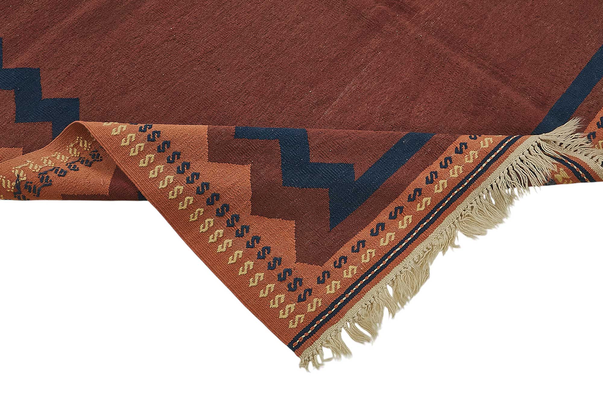 6x8 Handwoven Turkish Wool Kilim Rug - 50340