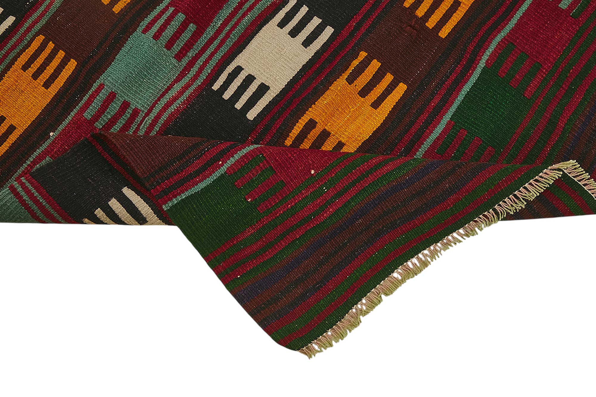 3x5 Handwoven Turkish Wool Kilim Rug - 50342