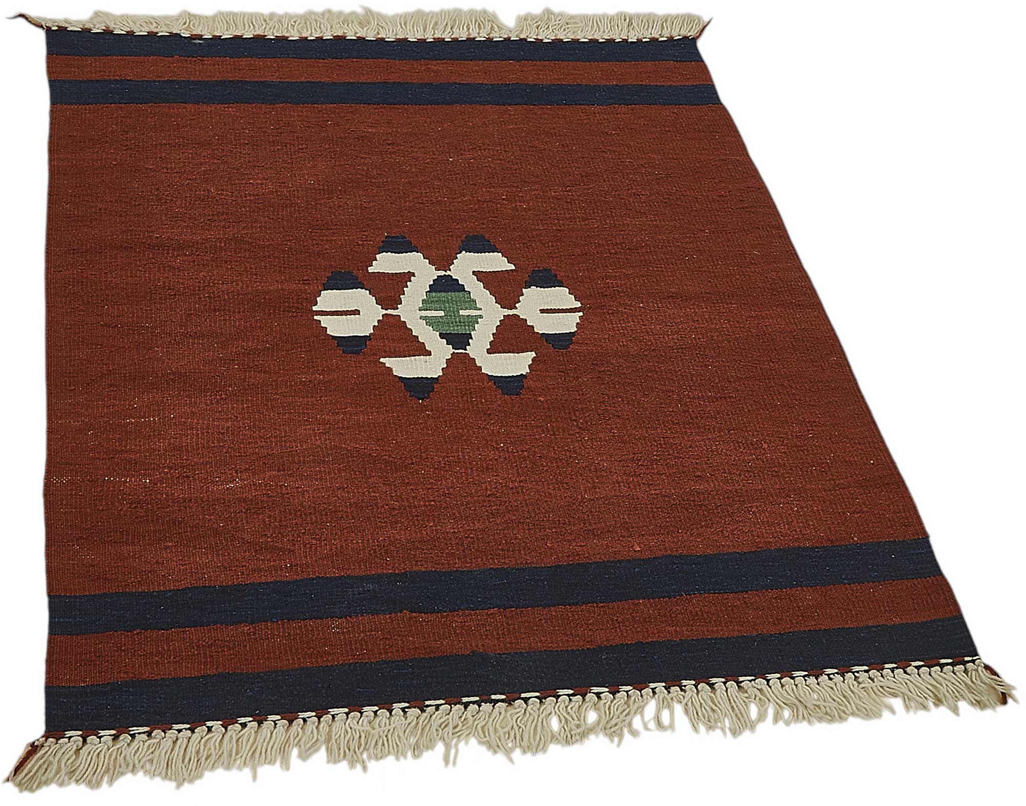 3x4 Handwoven Turkish Wool Kilim Rug - 50343