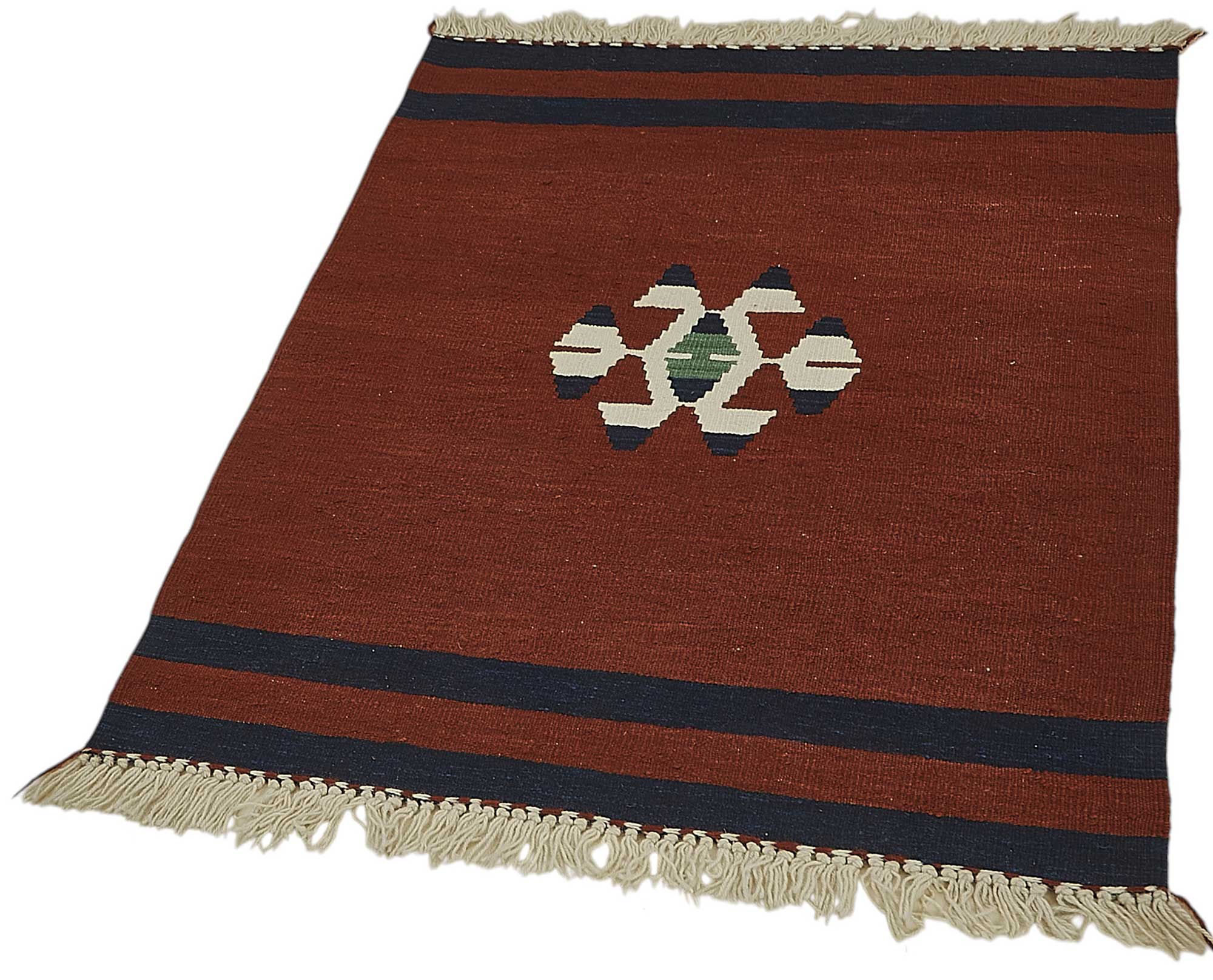 3x4 Handwoven Turkish Wool Kilim Rug - 50343