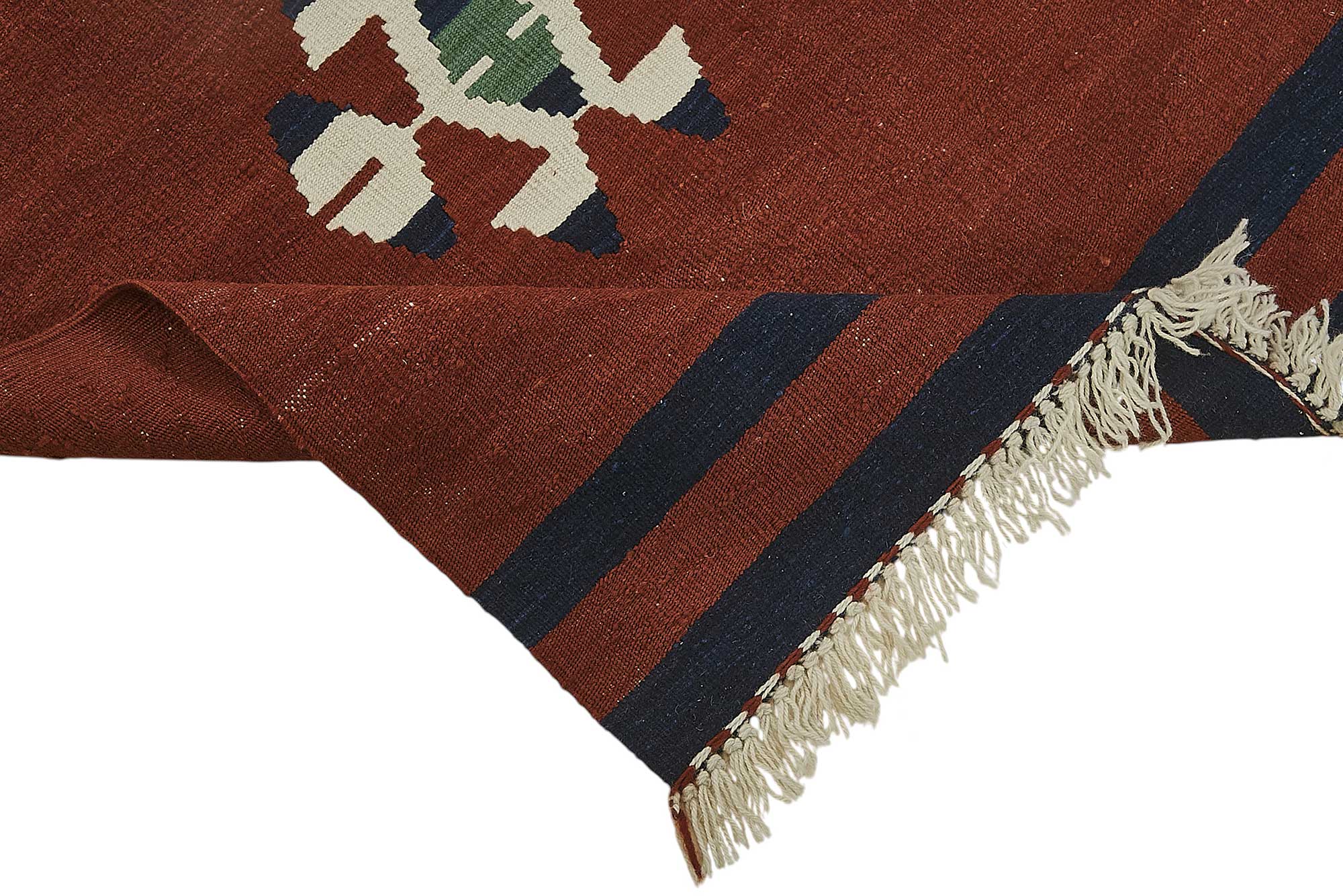 3x4 Handwoven Turkish Wool Kilim Rug - 50343