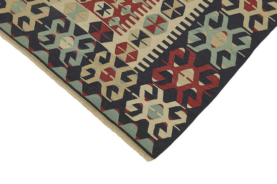 4x6 Handwoven Turkish Wool Kilim Rug - 50360