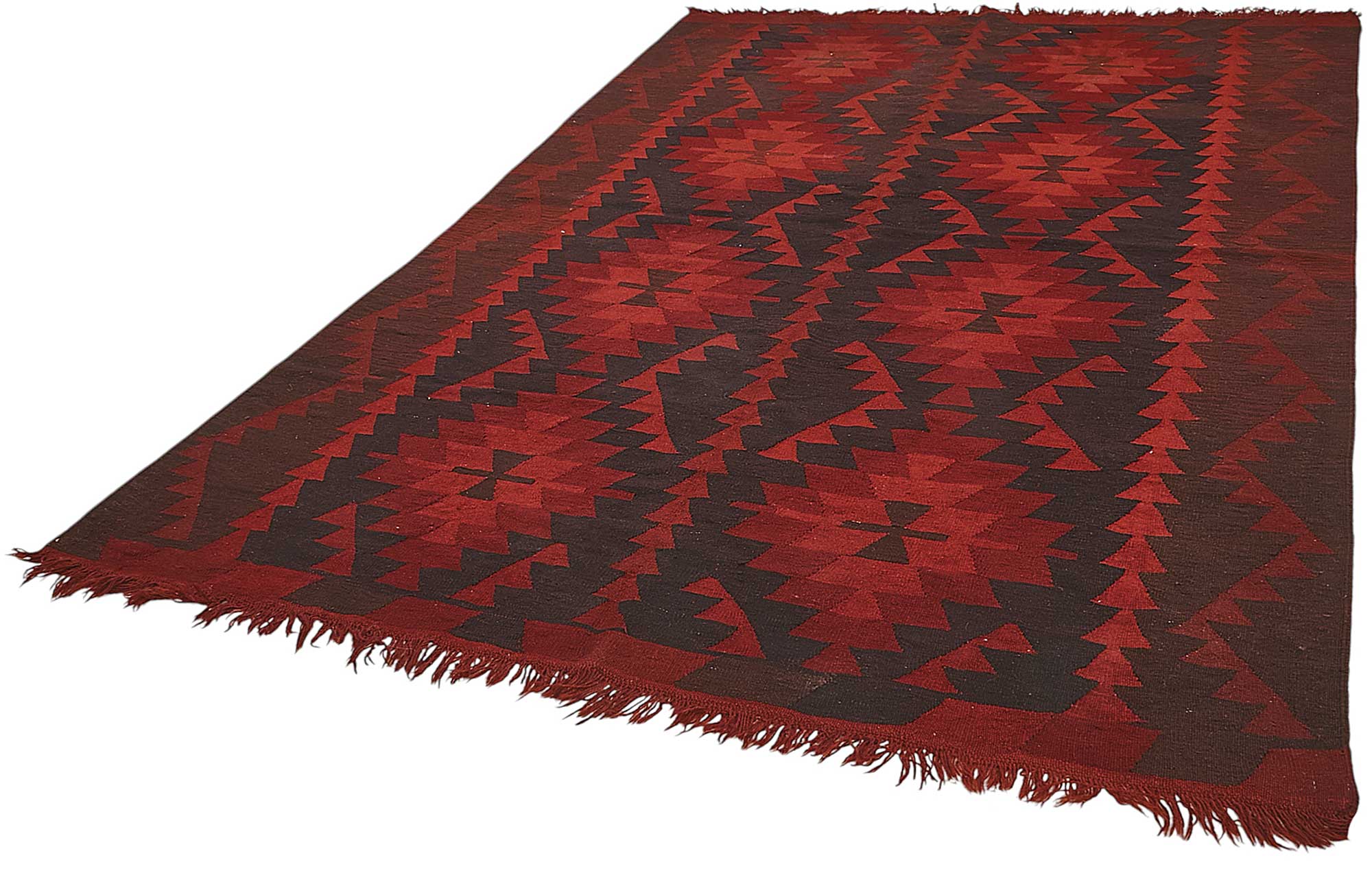 7x9 Handwoven Turkish Wool Kilim Rug - 50363