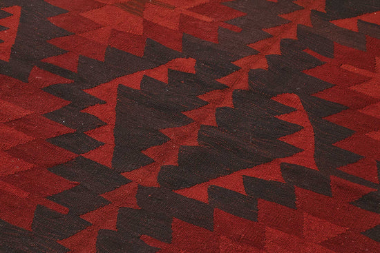 7x9 Handwoven Turkish Wool Kilim Rug - 50363