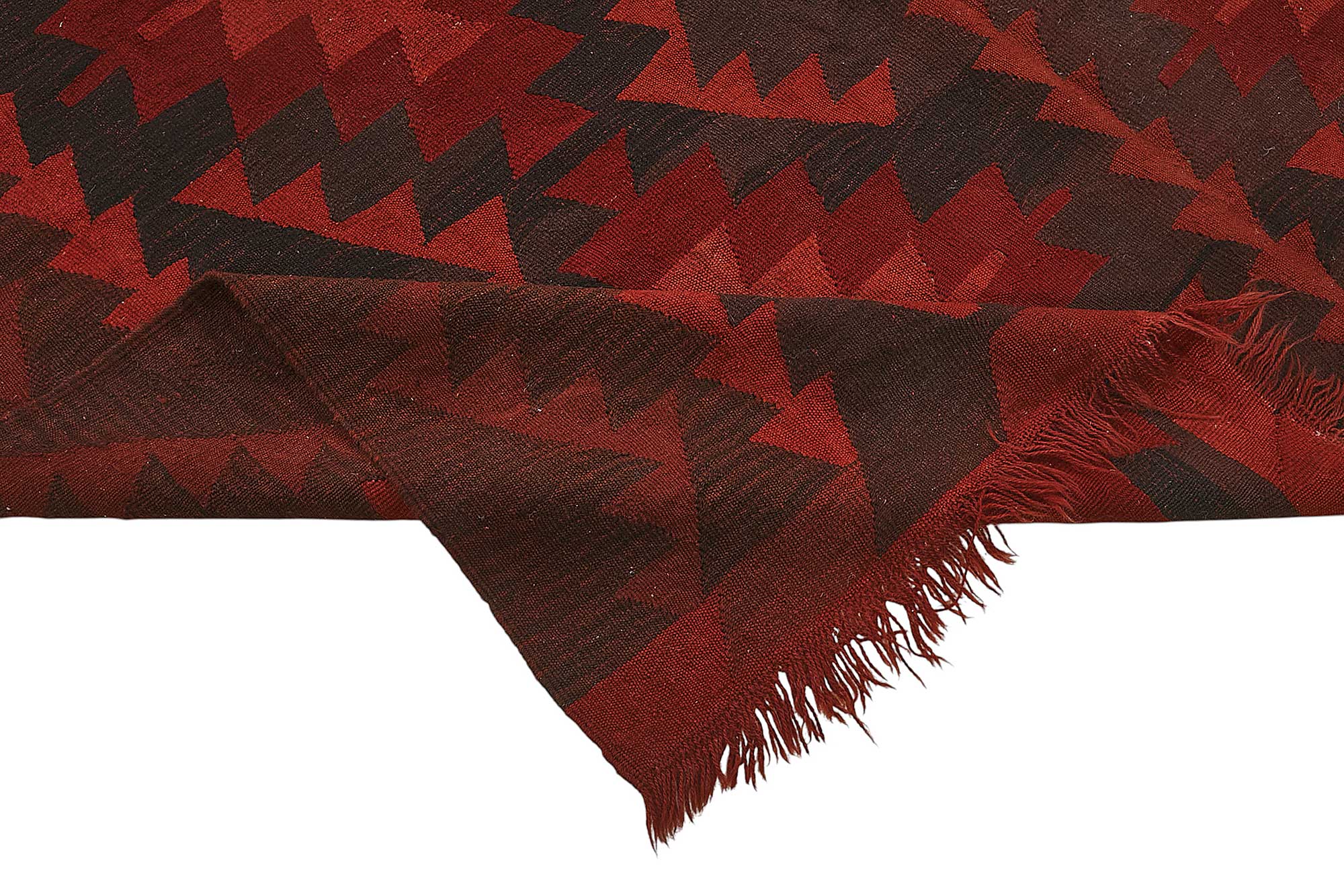 7x9 Handwoven Turkish Wool Kilim Rug - 50363
