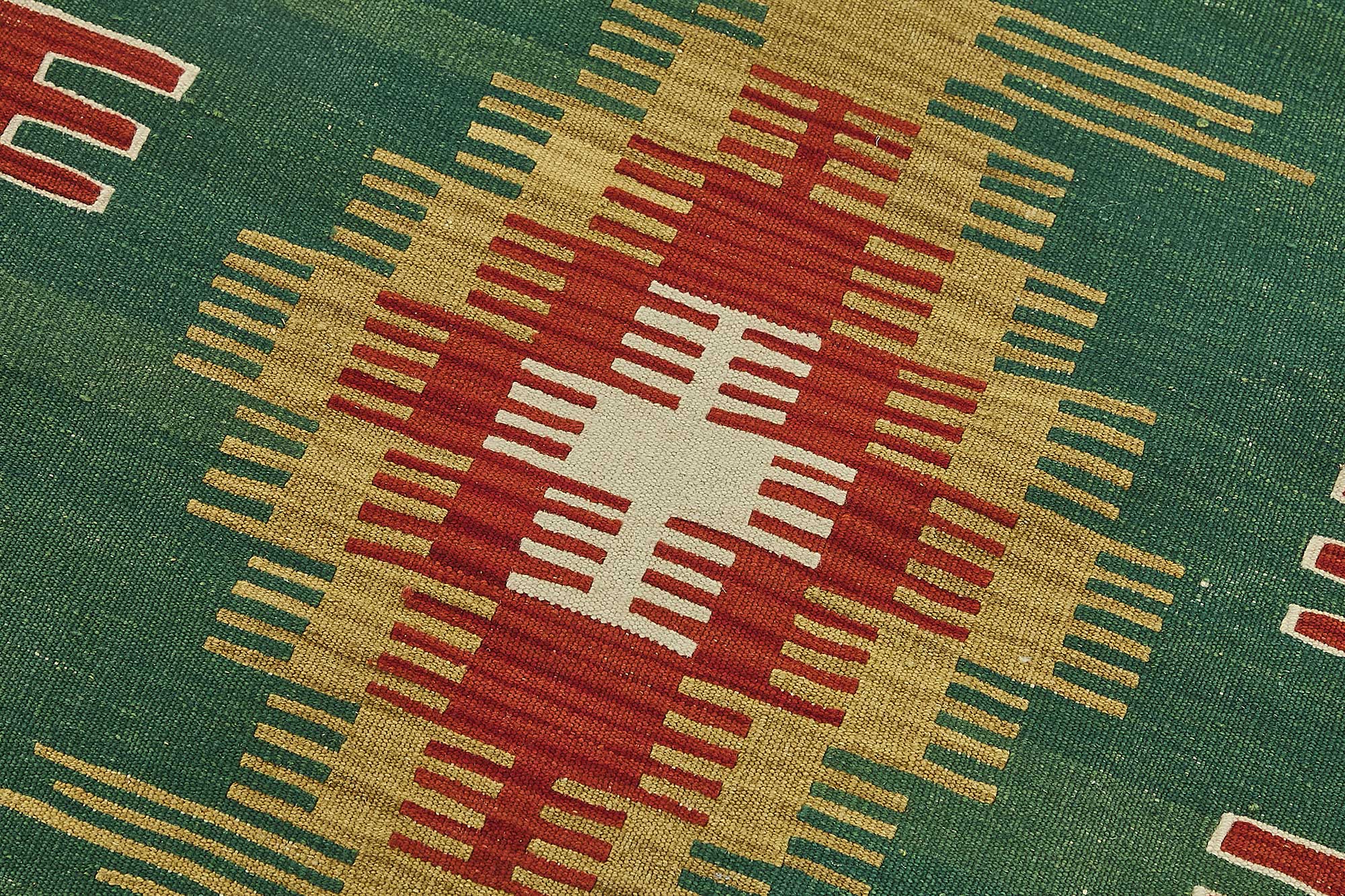 3x8 Handwoven Turkish Wool Kilim Rug - 50371
