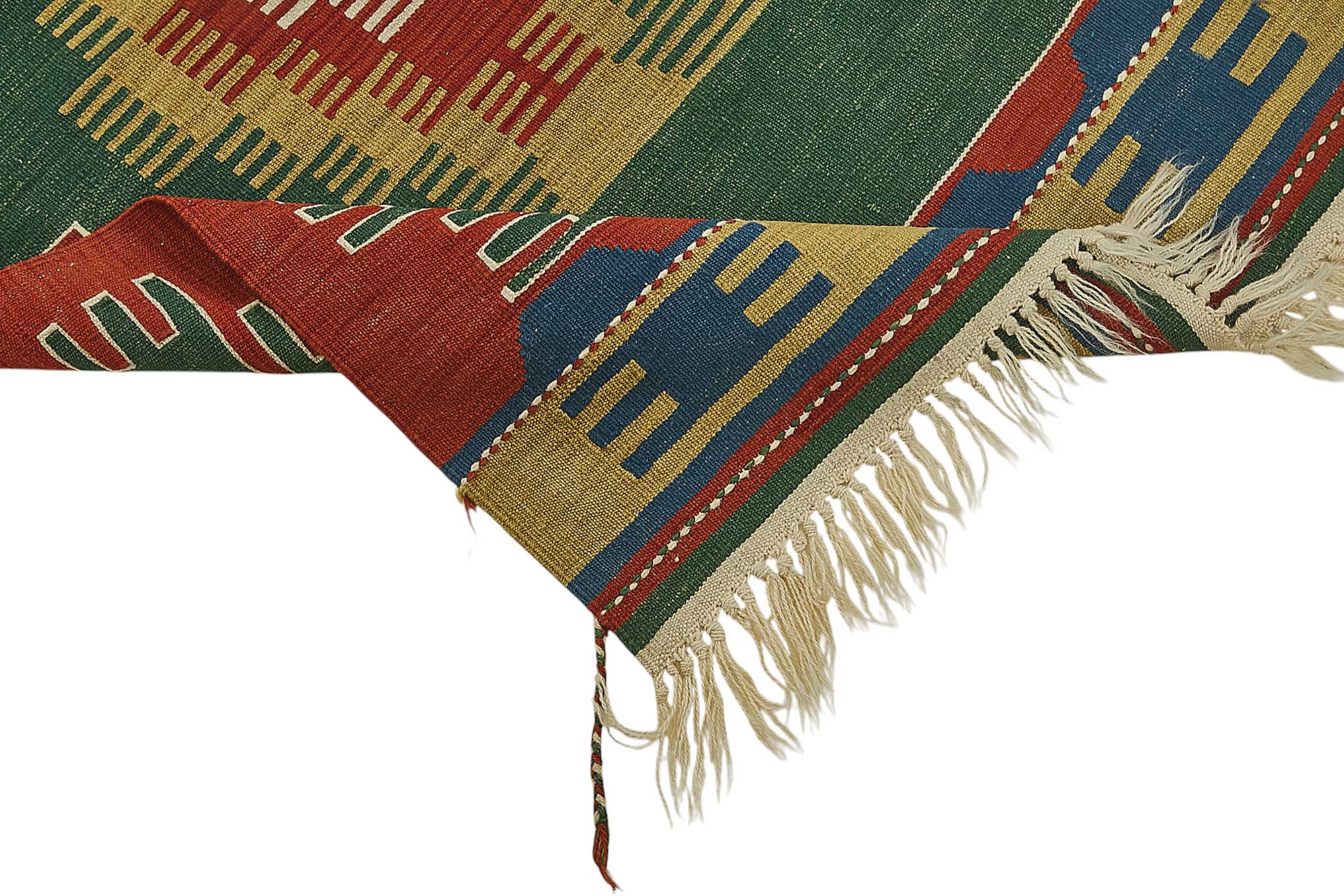 3x8 Handwoven Turkish Wool Kilim Rug - 50371