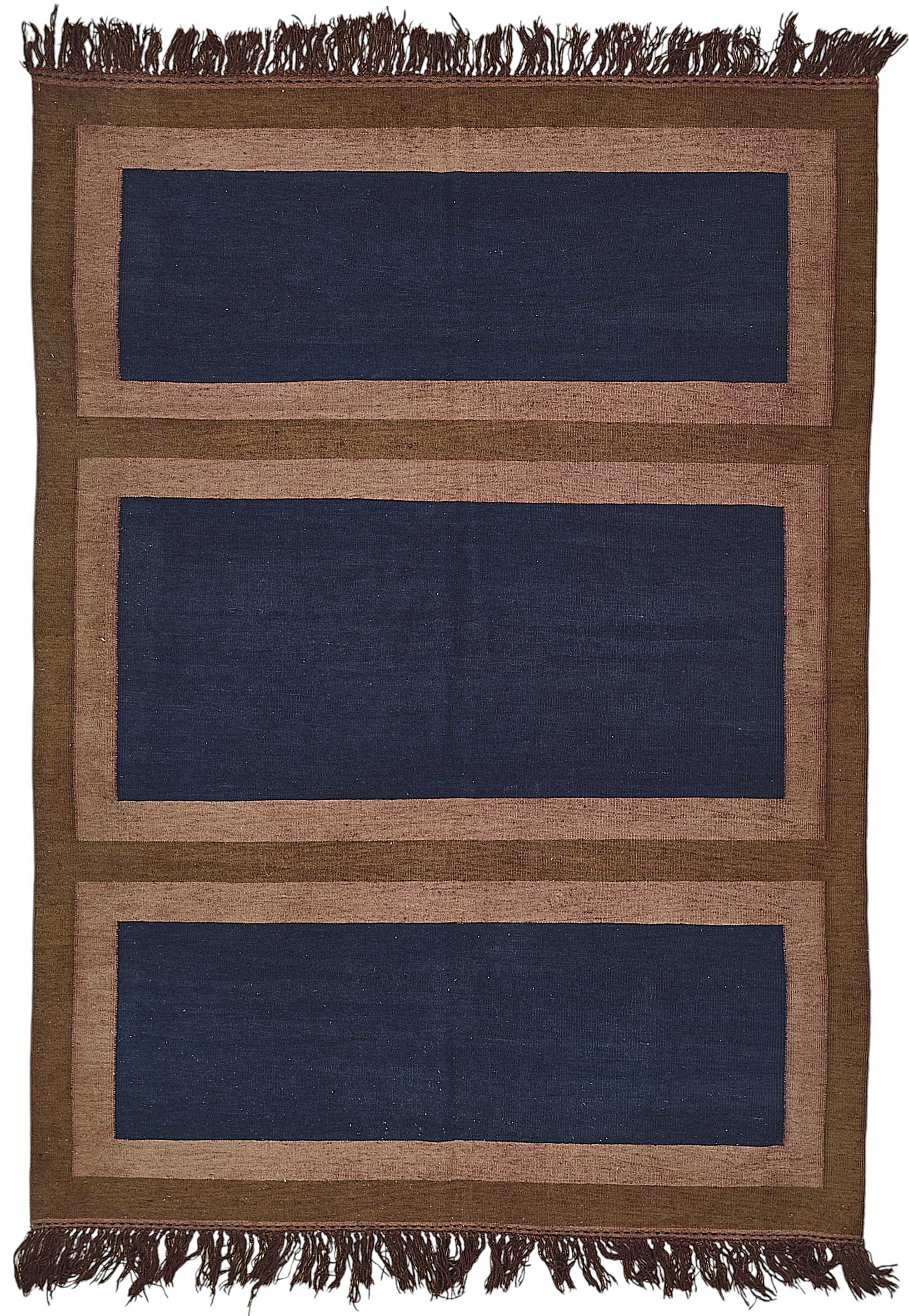 5x6 Handwoven Turkish Wool Kilim Rug - 50373