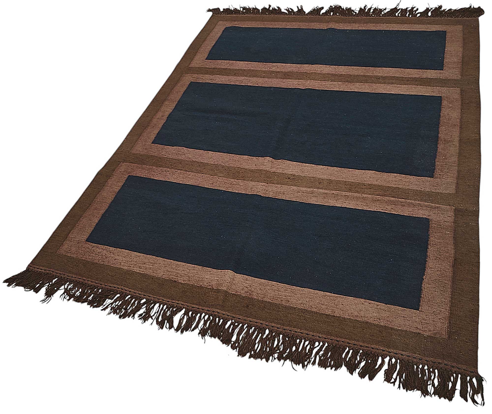 5x6 Handwoven Turkish Wool Kilim Rug - 50373