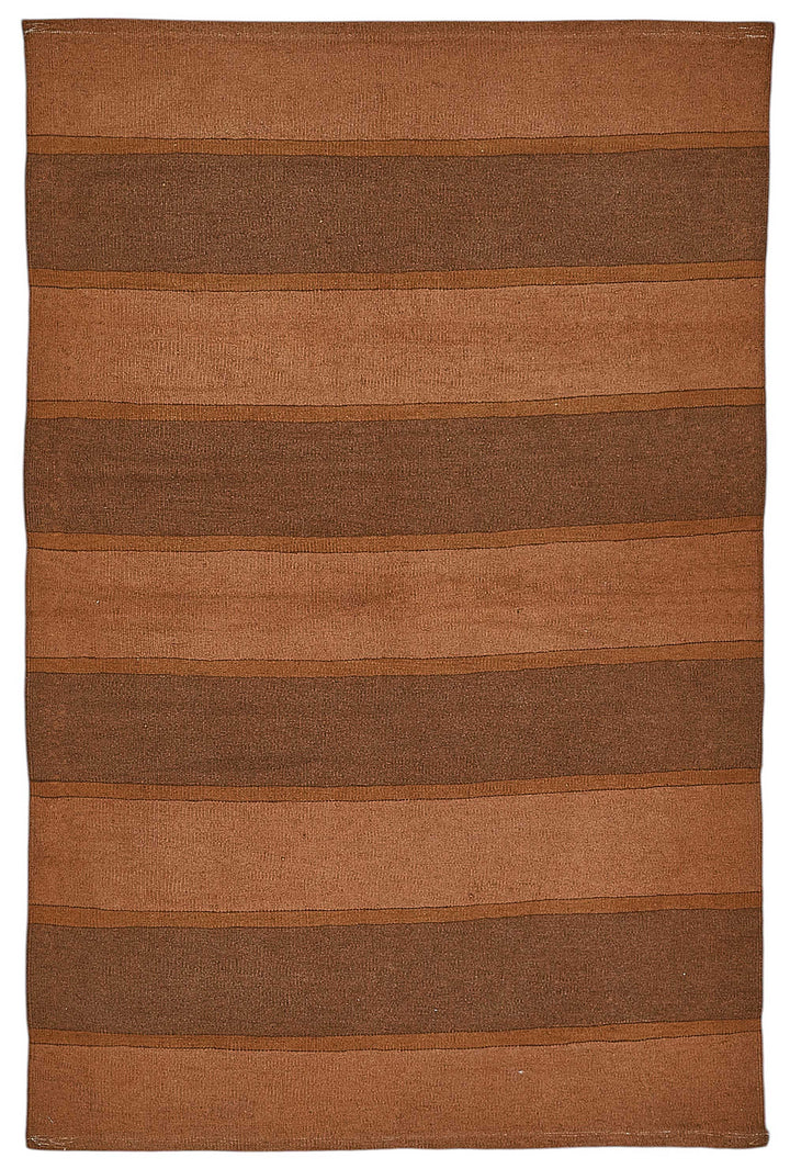 4x6 Handwoven Turkish Wool Kilim Rug - 50374