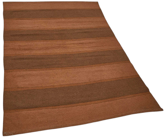 4x6 Handwoven Turkish Wool Kilim Rug - 50374