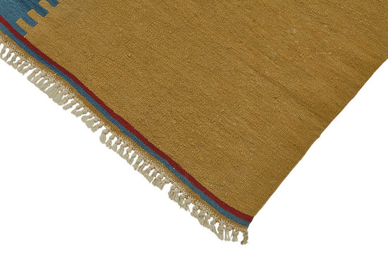 4x6 Handwoven Turkish Wool Kilim Rug - 50380
