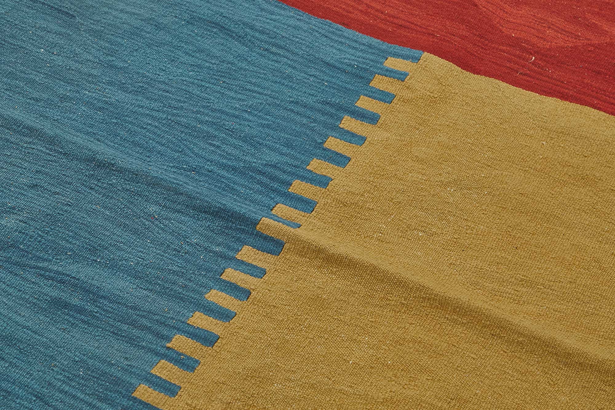 4x6 Handwoven Turkish Wool Kilim Rug - 50380