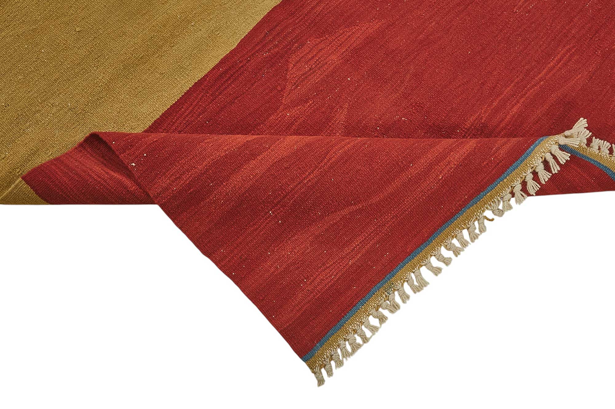 4x6 Handwoven Turkish Wool Kilim Rug - 50380