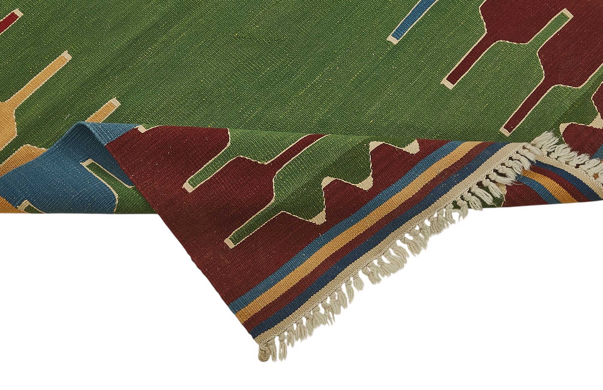 3x10 Handwoven Turkish Wool Kilim Rug - 50381