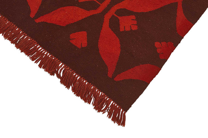 4x6 Handwoven Turkish Wool Kilim Rug - 50384