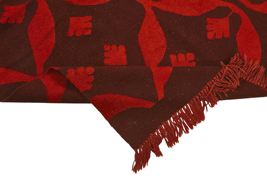 4x6 Handwoven Turkish Wool Kilim Rug - 50384