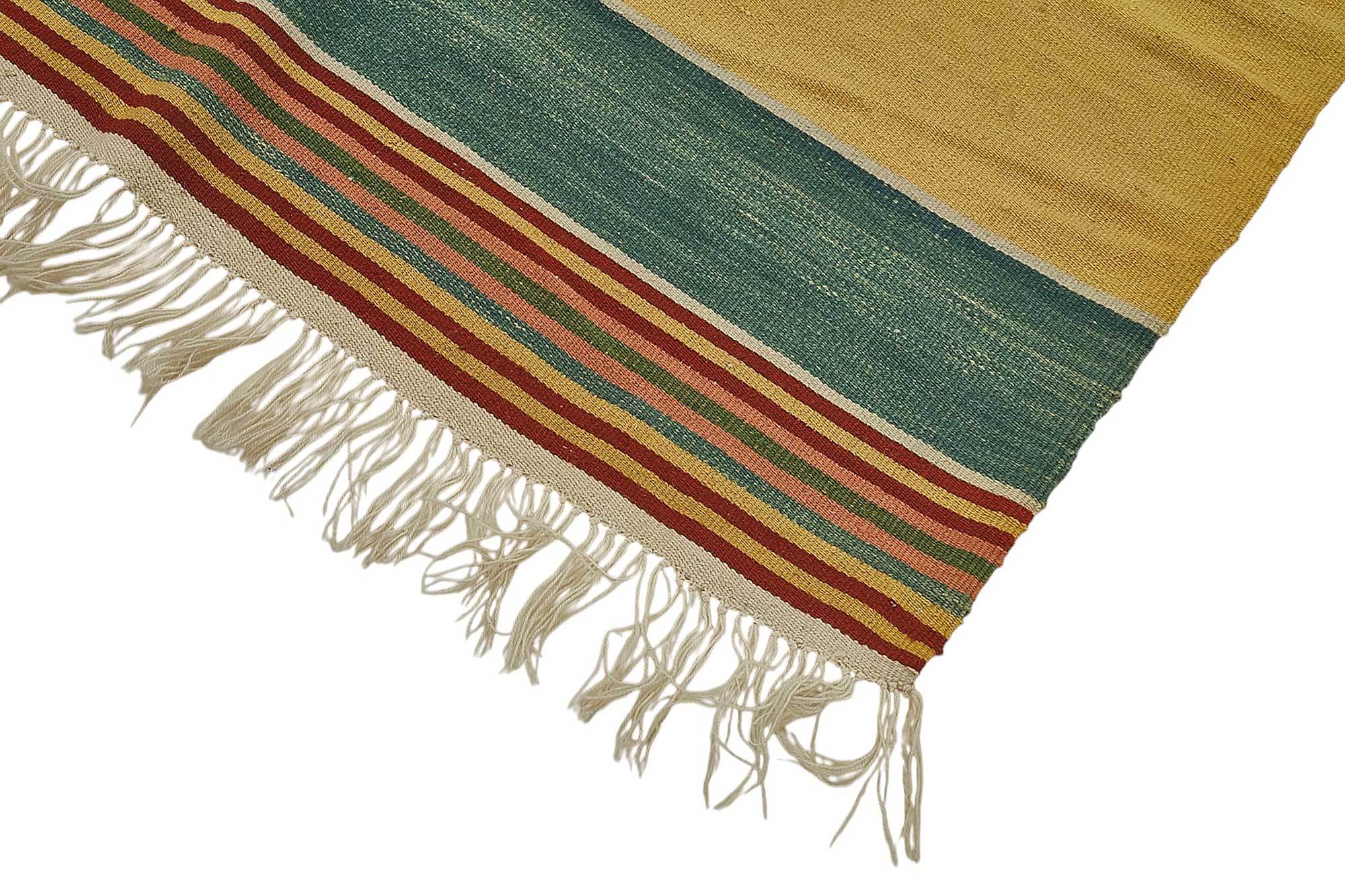 5x7 Handwoven Turkish Wool Kilim Rug - 50385