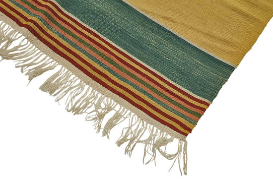 5x7 Handwoven Turkish Wool Kilim Rug - 50385