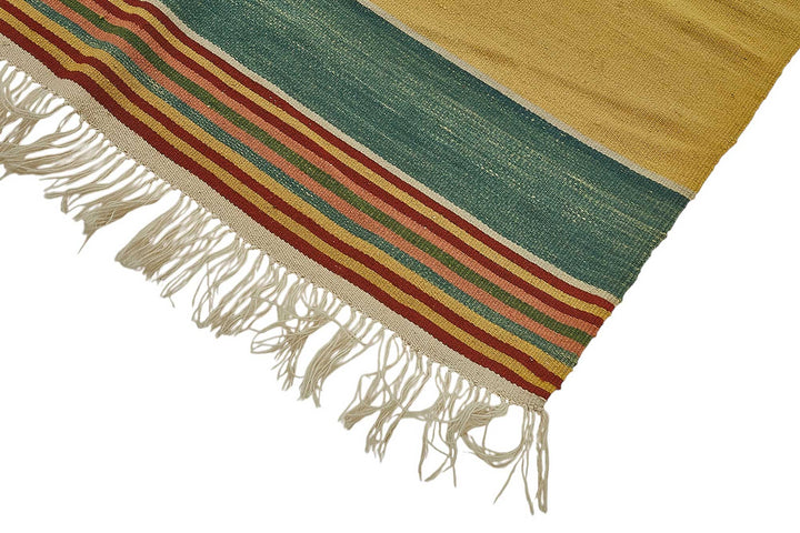 5x7 Handwoven Turkish Wool Kilim Rug - 50385