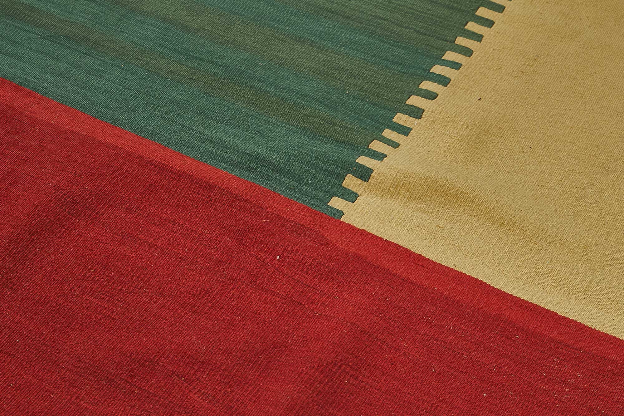 4x6 Handwoven Turkish Wool Kilim Rug - 50386