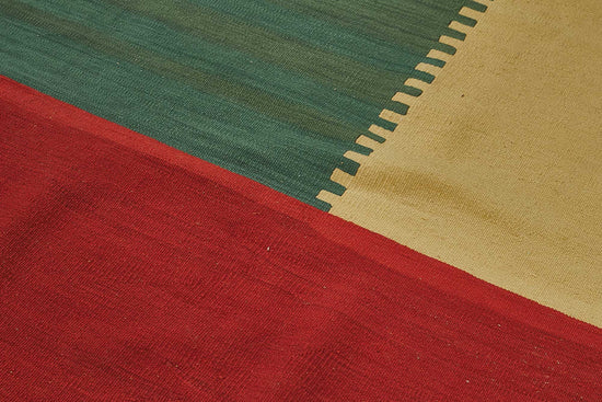 4x6 Handwoven Turkish Wool Kilim Rug - 50386