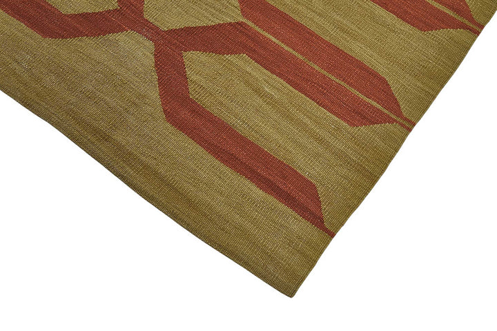 4x6 Handwoven Turkish Wool Kilim Rug - 50387