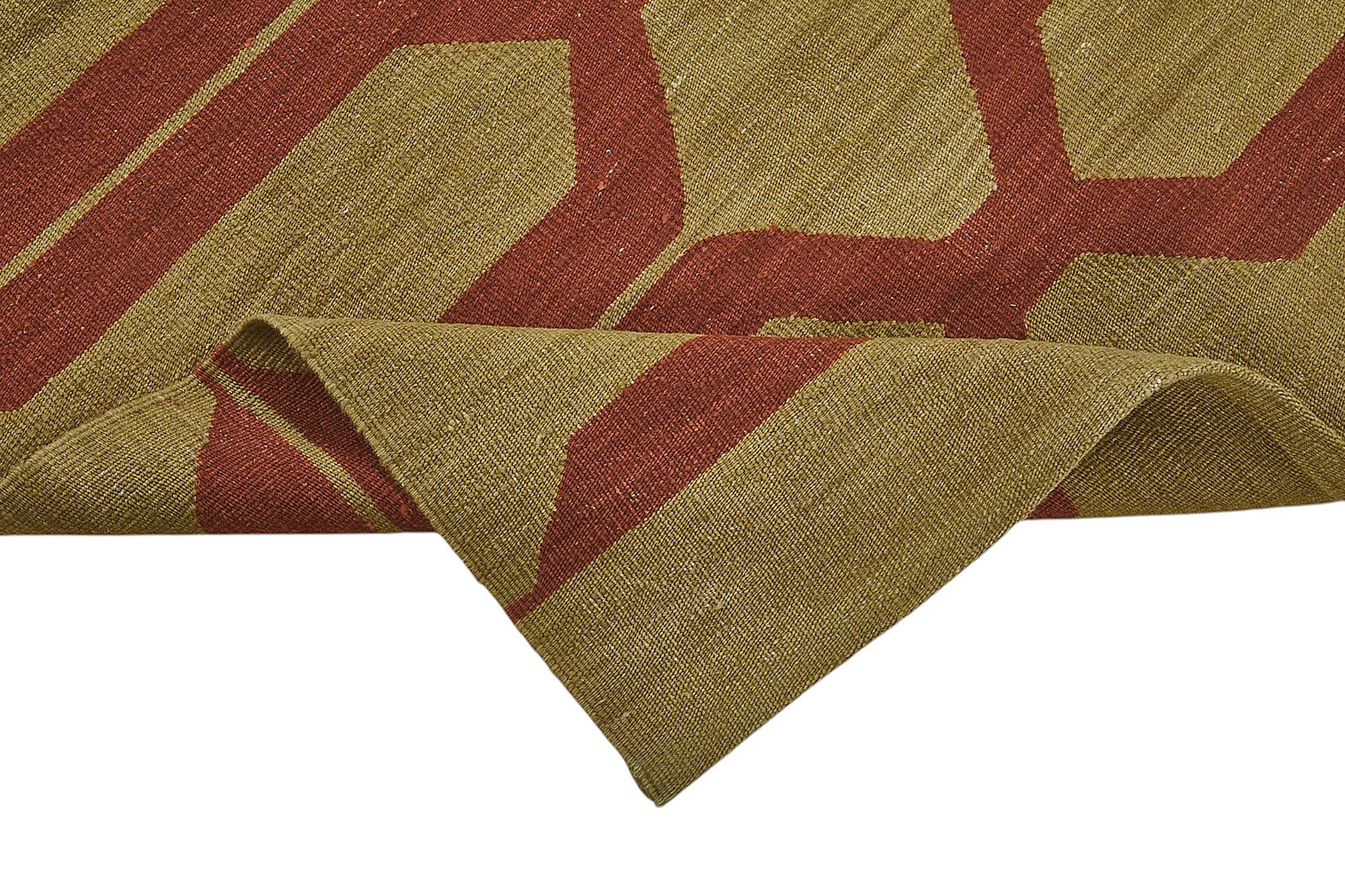 4x6 Handwoven Turkish Wool Kilim Rug - 50387