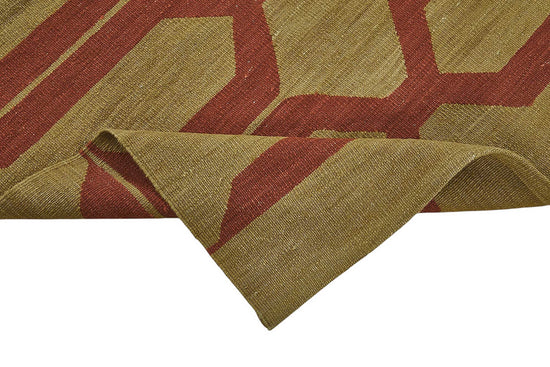 4x6 Handwoven Turkish Wool Kilim Rug - 50387