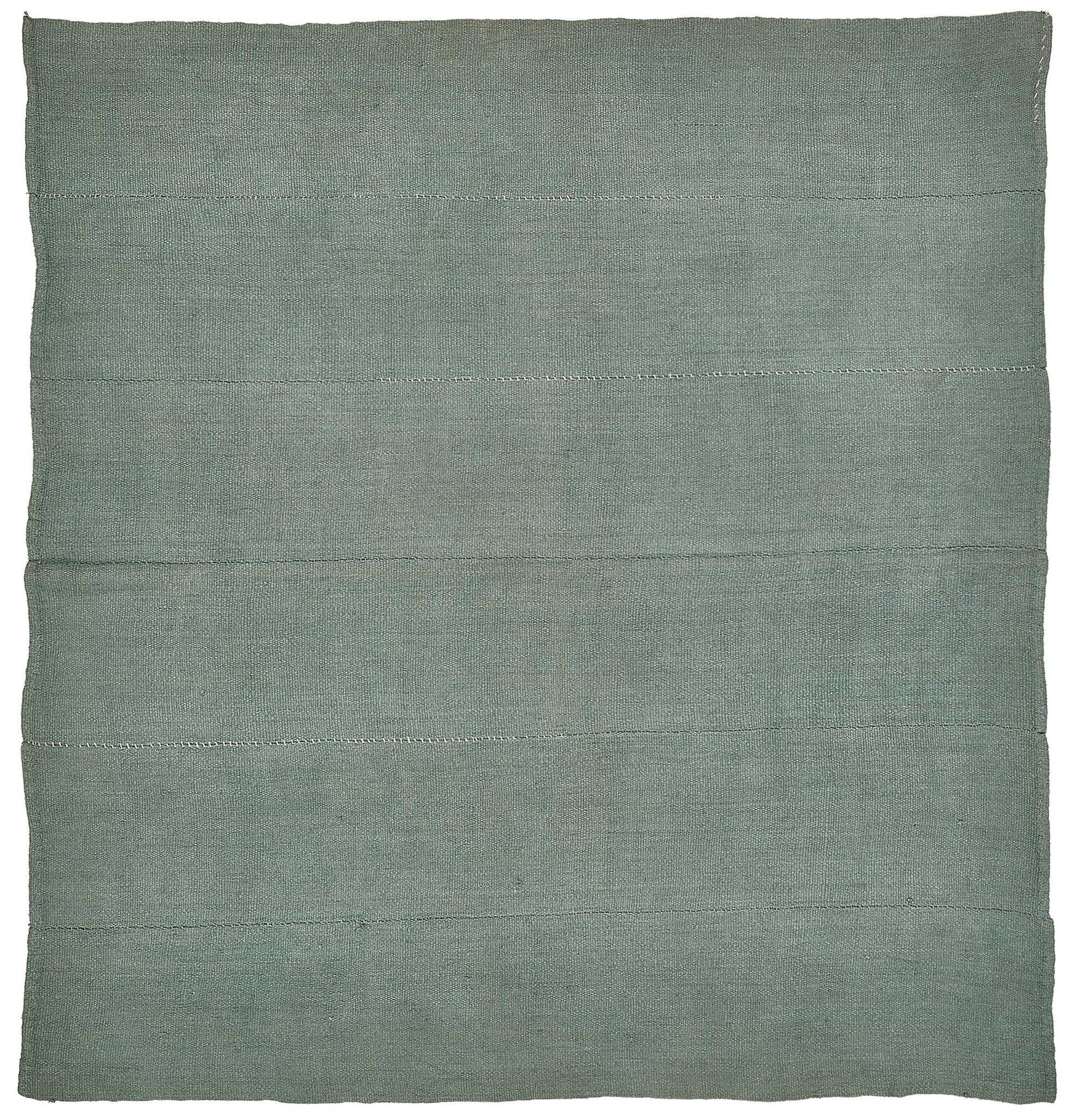 6x6 Blue Color Hemp Kilim Rug - 50399