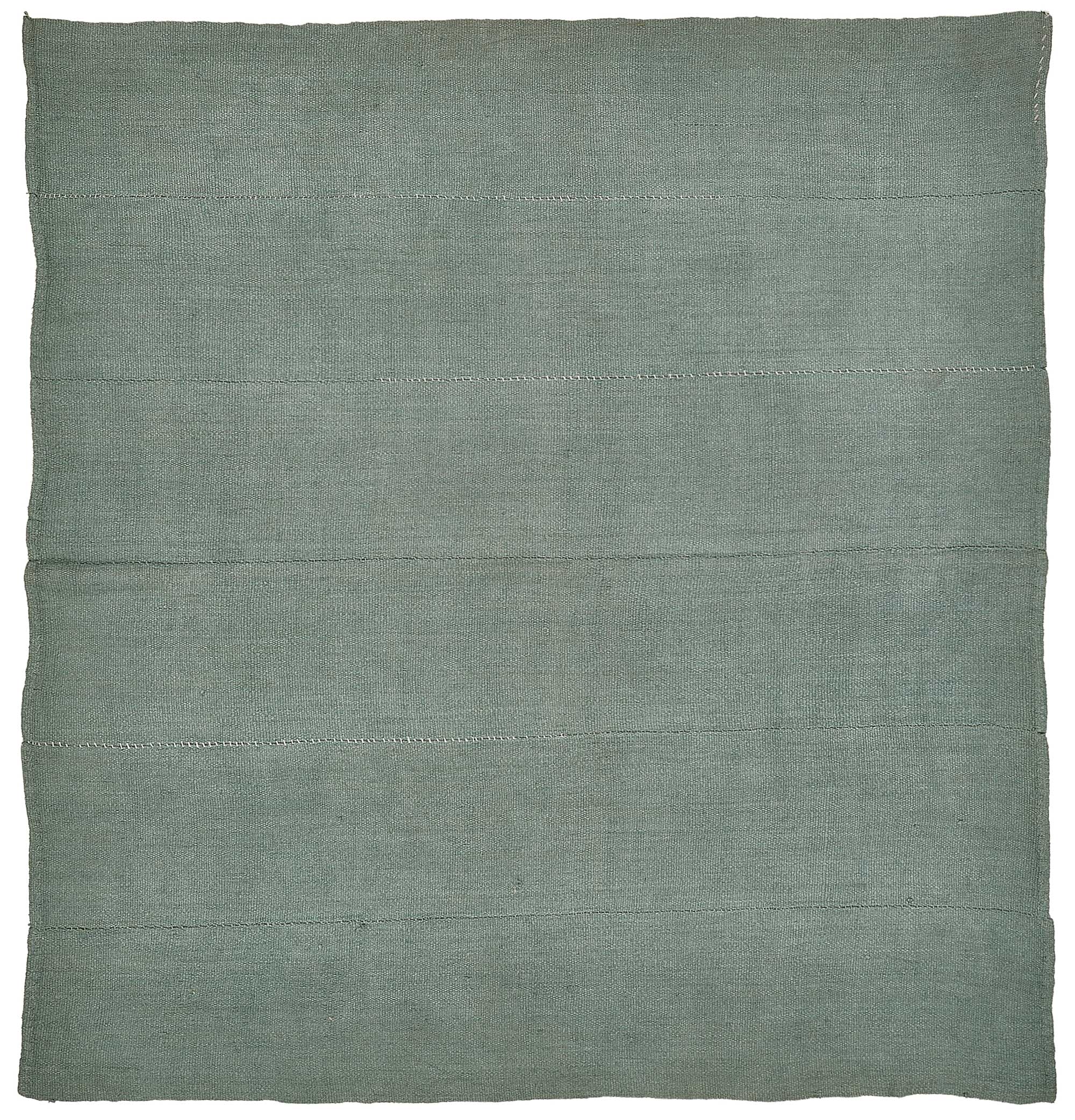 6x6 Blue Color Hemp Kilim Rug - 50399