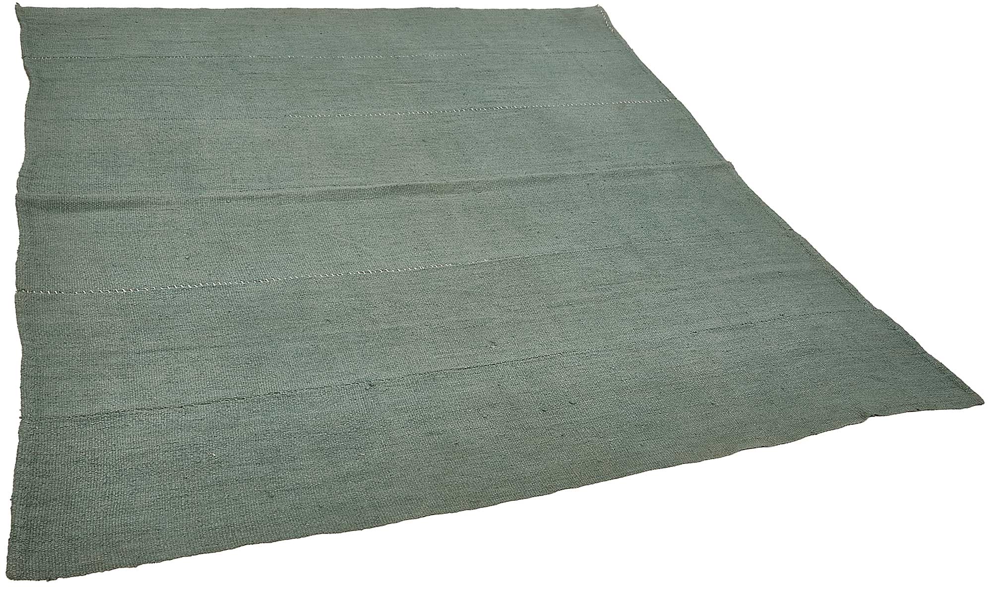 6x6 Blue Color Hemp Kilim Rug - 50399