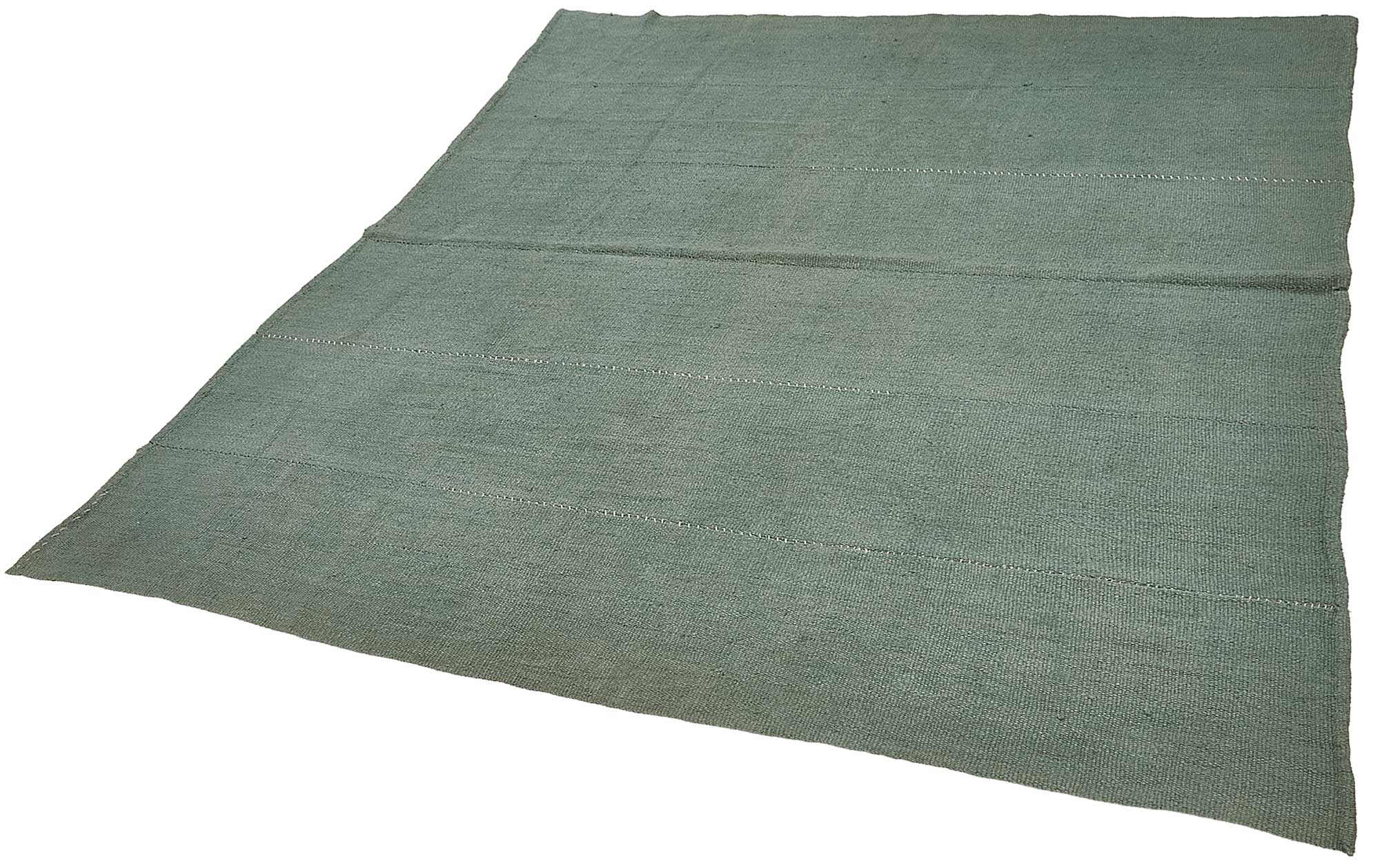 6x6 Blue Color Hemp Kilim Rug - 50399