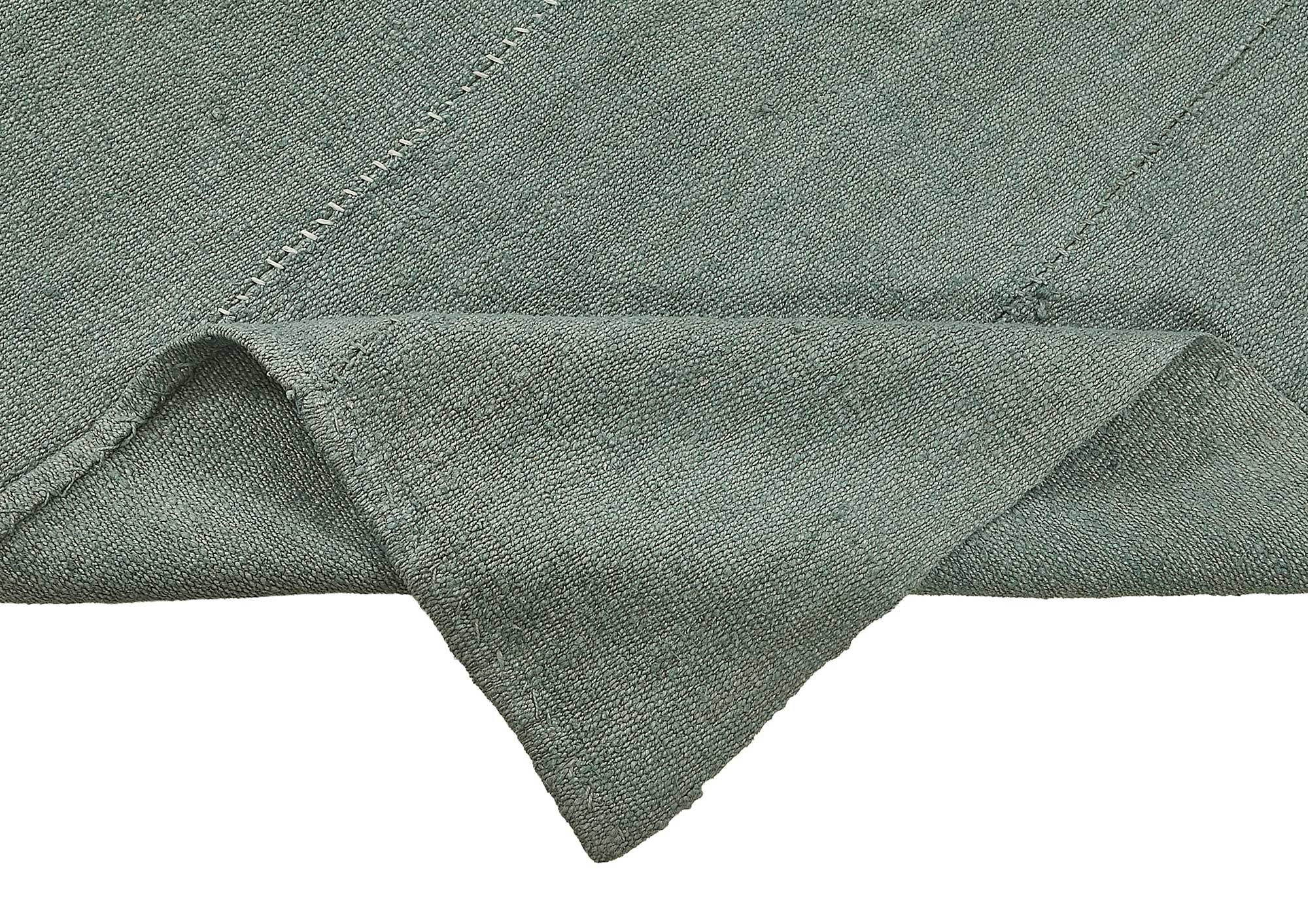 6x6 Blue Color Hemp Kilim Rug - 50399