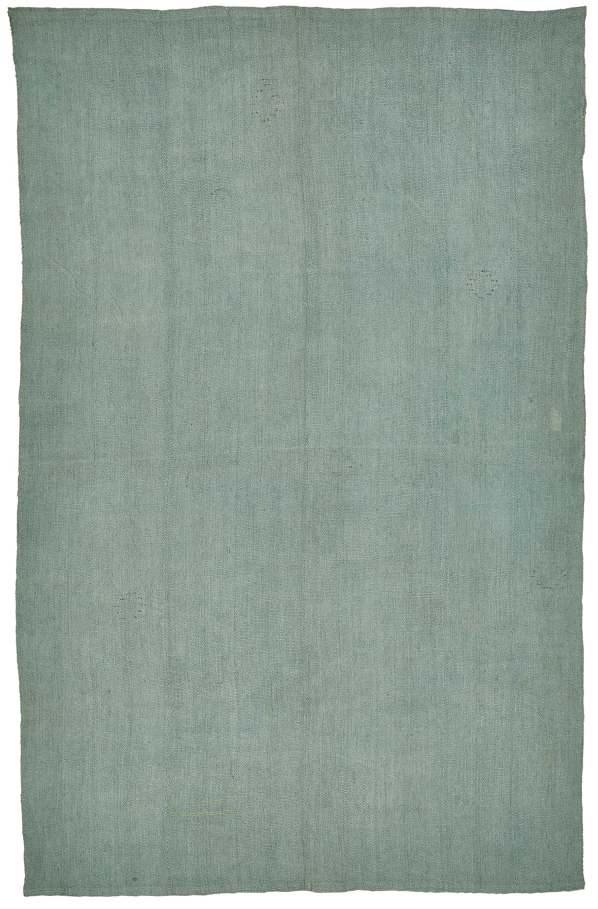 6x9 Blue Color Hemp Kilim Rug - 50401